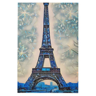 The Eiffel Tower AI drawing Metal Print