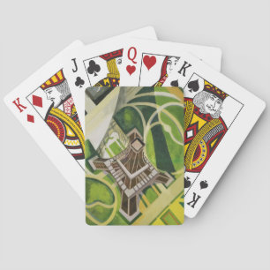 The Eiffel Tower (by Robert Delaunay) Poker Cards