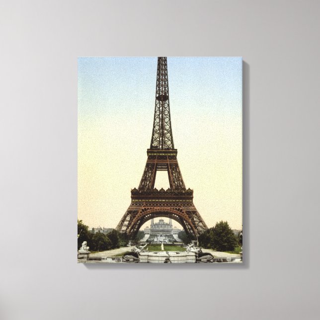 The Eiffel Tower Canvas Print (Front)