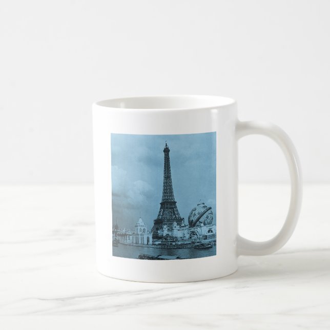 The Eiffel Tower from the Seine Paris 1900 Coffee Mug (Right)