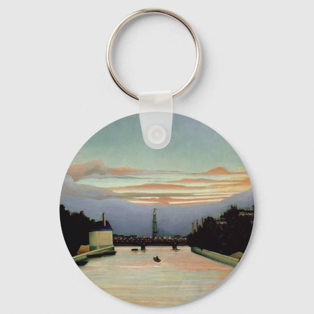 The Eiffel Tower Henri Rousseau 1898 Keychain (Front)