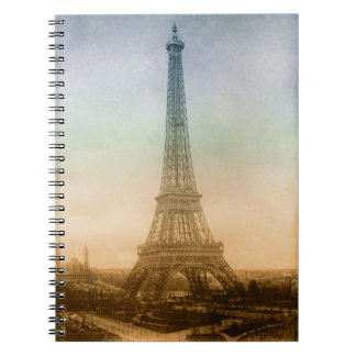 The Eiffel tower in Paris Notebook