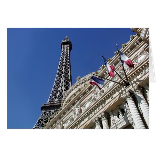 The Eiffel Tower, Paris Cards (Front Horizontal)