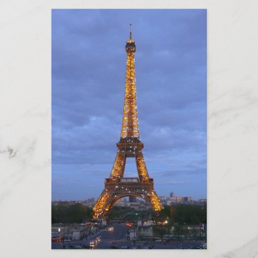 The Eiffel Tower Paris France (Front)