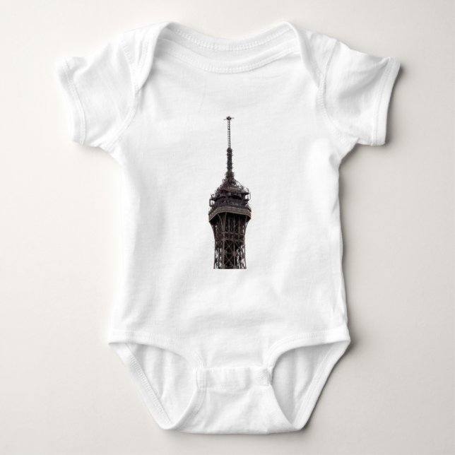 The Eiffel Tower Paris France Baby Bodysuit (Front)