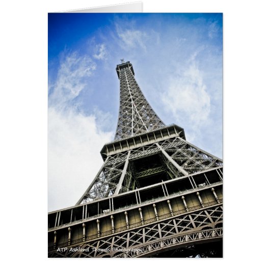 The Eiffel Tower - Paris, France Cards (Front)