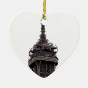 The Eiffel Tower Paris France Ceramic Ornament
