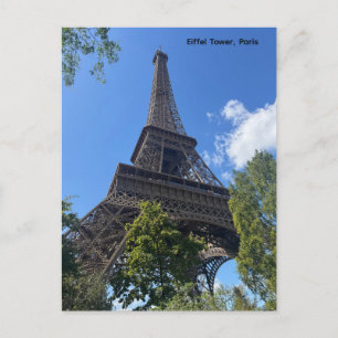 The Eiffel Tower, Paris, France Design Postcard