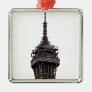The Eiffel Tower Paris France Metal Ornament