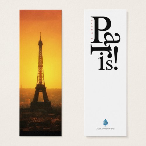 The Eiffel Tower, Paris - bookmark Business Cards