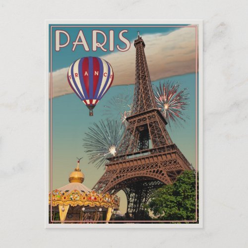 The Eiffel Tower Postcard