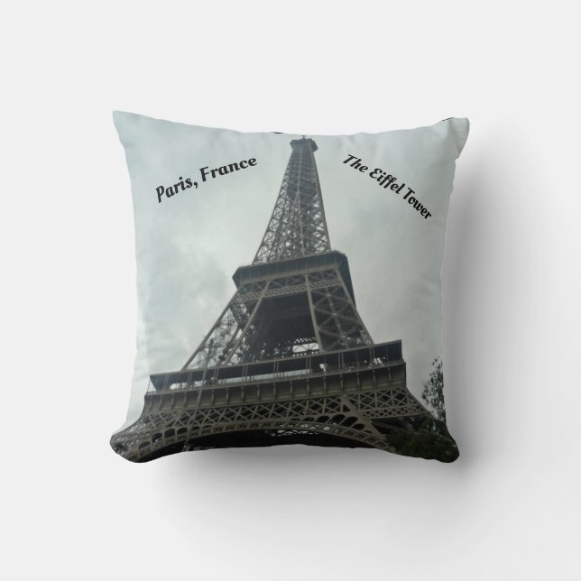 THE EIFFEL TOWER THROW PILLOW (Front)