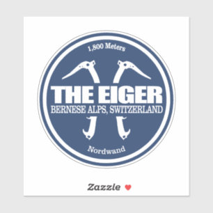 The Eiger (axes 2) Sticker