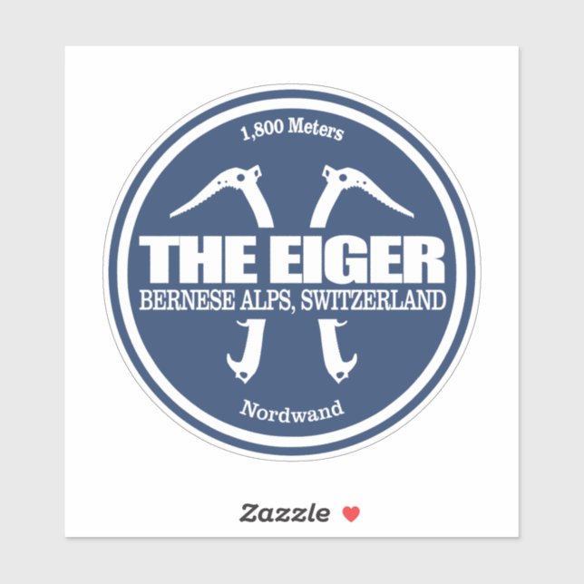 The Eiger (axes 2) Sticker (Sheet)