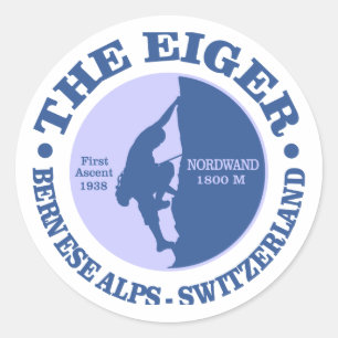 The Eiger Classic Round Sticker