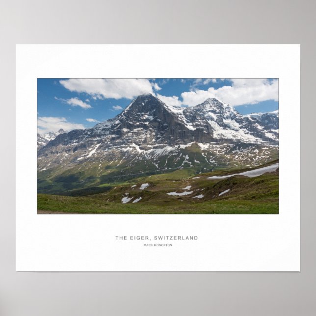 The Eiger, Switzerland - Wall Print (Front)
