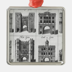 The Eight Gates of the City of London Metal Ornament