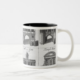 The Eight Gates of the City of London Two-Tone Coffee Mug