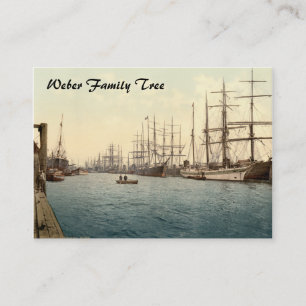 The Elbe, Hamburg, Germany Business Card