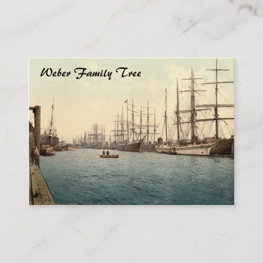 Customizable The Elbe, Hamburg, Germany Business Card