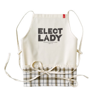 The Elect Lady Zazzle HEART Apron