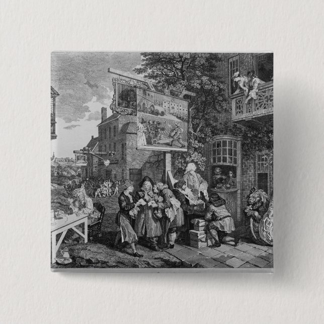 The Election II: Canvassing for Votes Pinback Button (Front)