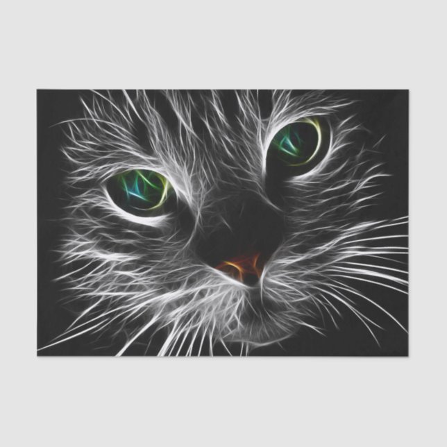 The "electric" Cat Tissue Paper (Front)