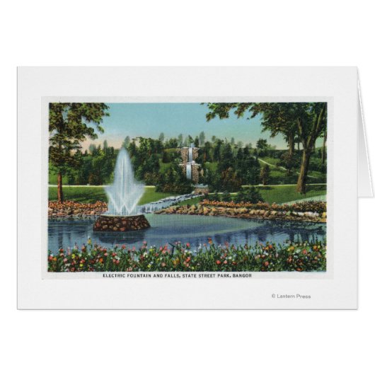 The Electric Fountain and Falls Cards (Front Horizontal)