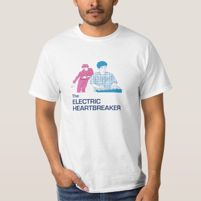The Electric Heartbreaker Pink&Blue - Mens T-Shirt (Front)