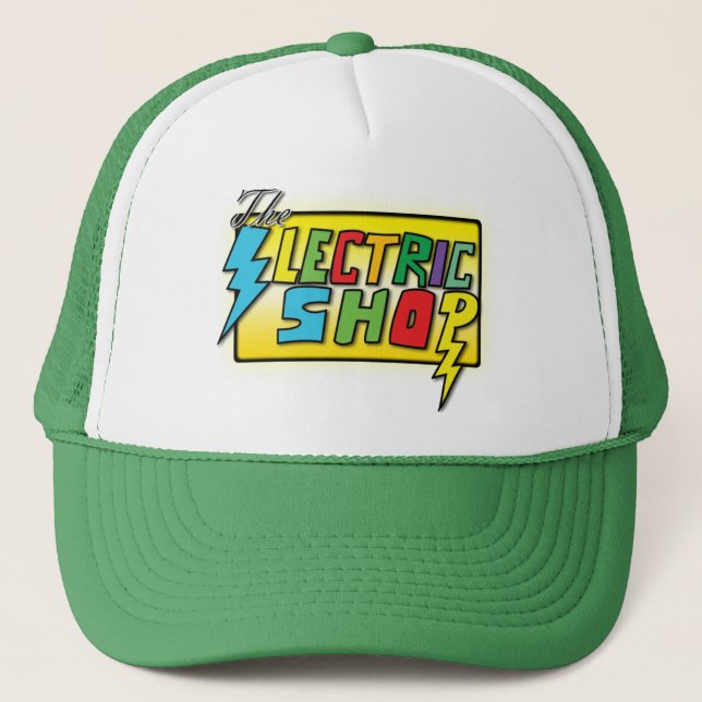 The Electric Shop (green) Trucker Hat (Front)
