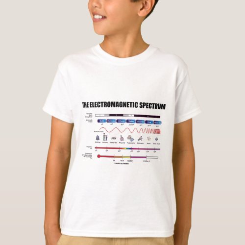 The Electromagnetic Spectrum Physics T_Shirt