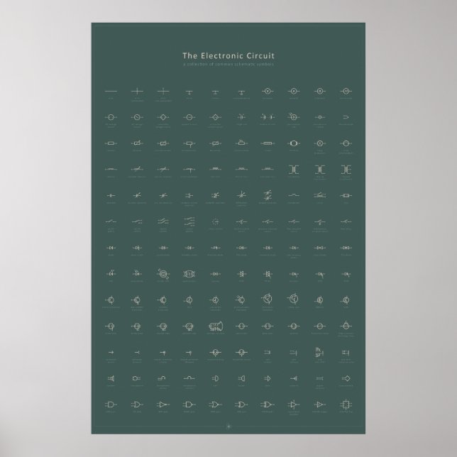 The electronic circuit poster (Front)