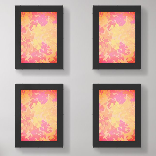 The Elegance of Broken Glass Wall Art Sets (Front)