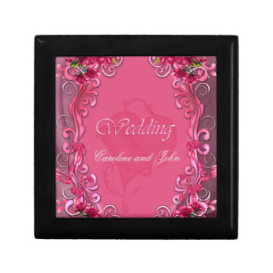 The elegance of pink flowers gift box