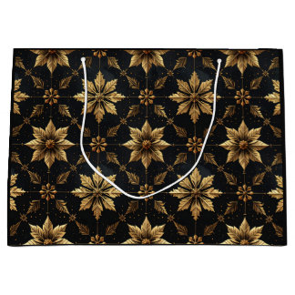 The Elegant Christmas - Flower Large Gift Bag