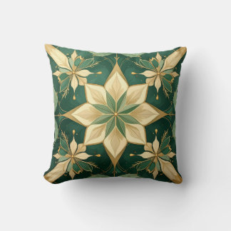 The Elegant Christmas - Star Throw Pillow
