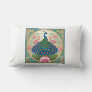 the_elegant_ peacock_ patterns lumbar pillow