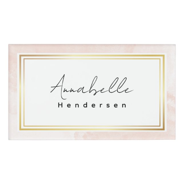 The Elegante Name Tag (Front)