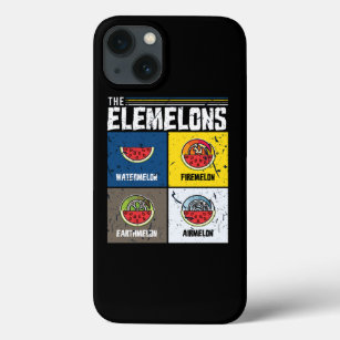 The Elemelons Watermelon Fire Earth iPhone 13 Case
