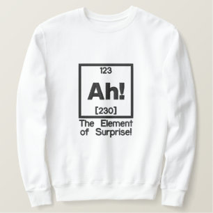 The Element of Surprise Embroidery Embroidered Sweatshirt