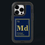 The Element of You! Custom Name Gold Periodic OtterBox iPhone 14 Pro Case<br><div class="desc">A fun gold periodic table element custom  OtterBox iPhone 14 Pro Case tailored to your unique elements.  
Add your initials and details to create the element of you!</div>
