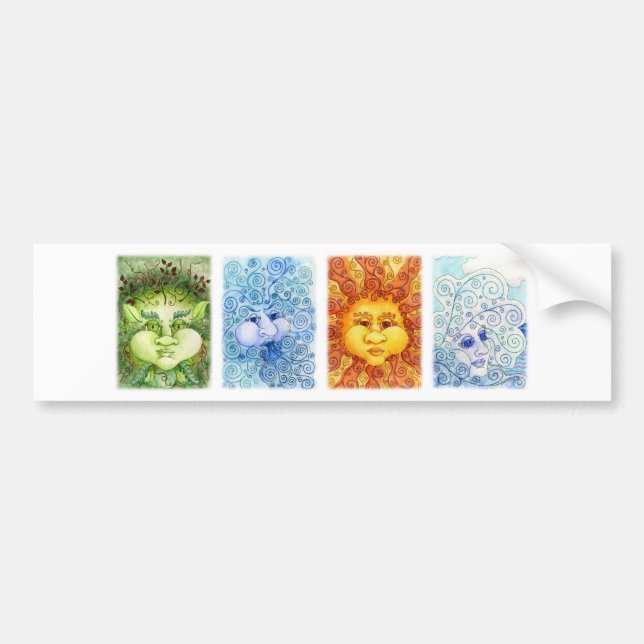 The Elements Bumper Sticker (Front)