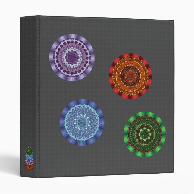 The Elements Mandalas Binder (Front/Spine)