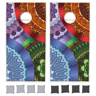 The Elements Mandalas Cornhole Set