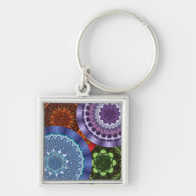 The Elements Mandalas Keychain (Front)