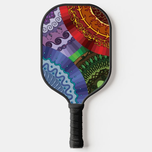 The Elements Mandalas Pickleball Paddle (Front)