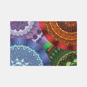 The Elements Mandalas Rug