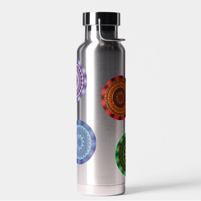 The Elements Mandalas Water Bottle (Left)