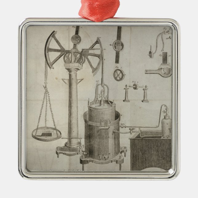The Elements of Chemistry' Metal Ornament (Front)