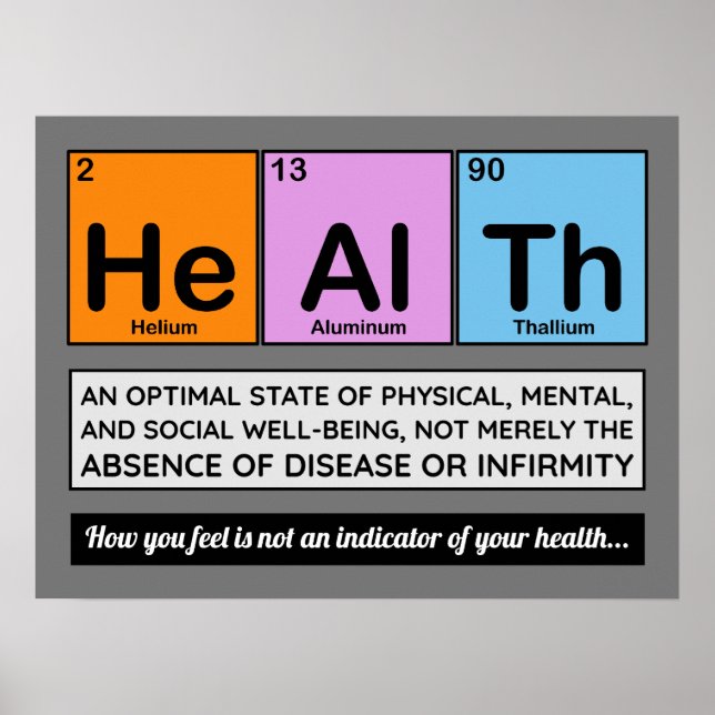 The Elements Of Health Chiropractic Poster (Front)